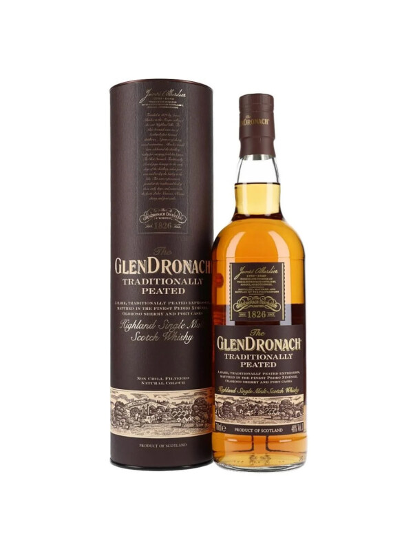 The Glendronach - Traditionally Peated Scotch Single Malt Whisky GB - 0.7L, Alc: 48%