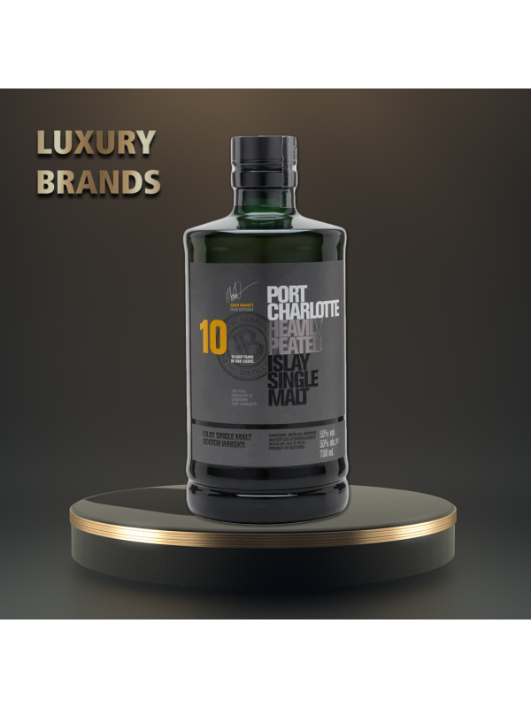 Port Charlotte - Scotch Single Malt Whisky 10 yo - 0.7L, Alc: 50%