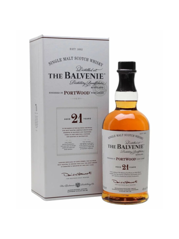 Balvenie - Portwood Scotch Single Malt Whisky 21 yo GB - 0.7L, Alc: 40%