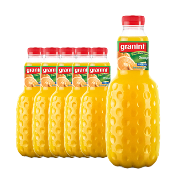 Granini - Natural 100% Juice portocale - 6 buc. x 1L - PET