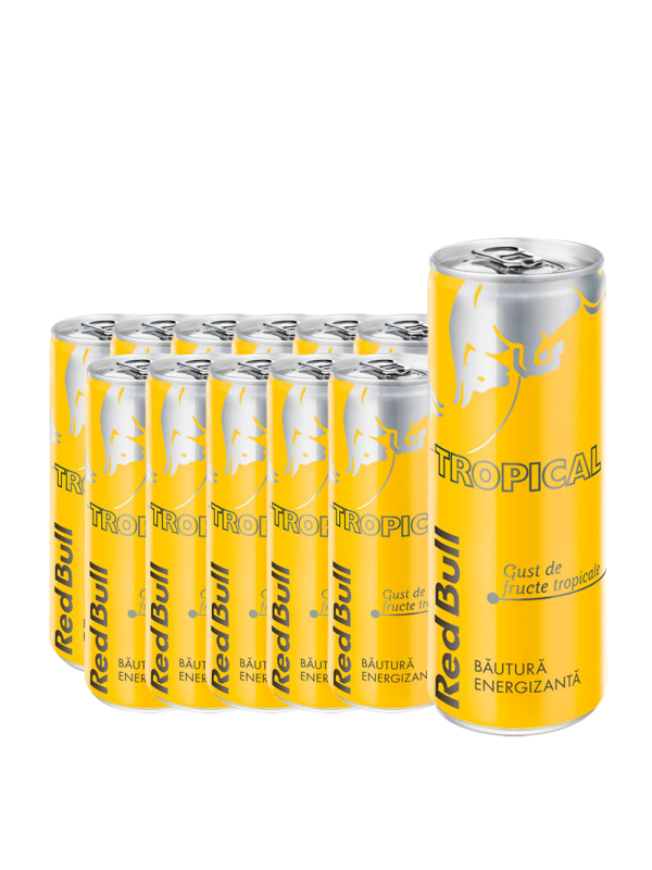 Red Bull - Energy Drink Tropical - 12 buc. x 0.25L - doza
