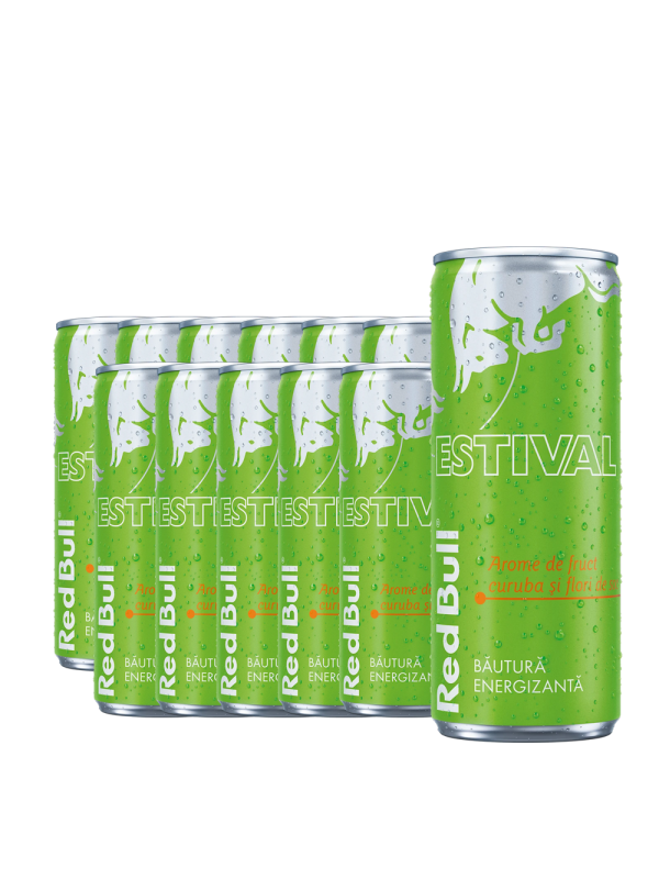Red Bull - Energy Drink Estival Aroma Curuba & Flori de Soc - 12 buc. x 0.25L - doza