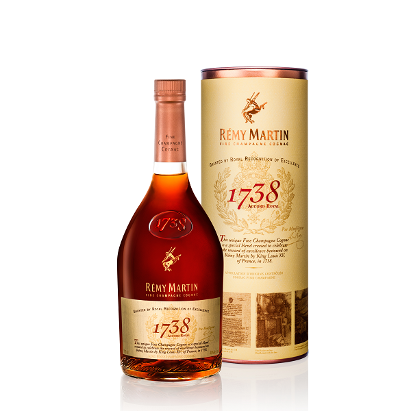 Remy Martin - Cognac 1738 Accord Royal Gift Box - 0.7L, Alc: 40%