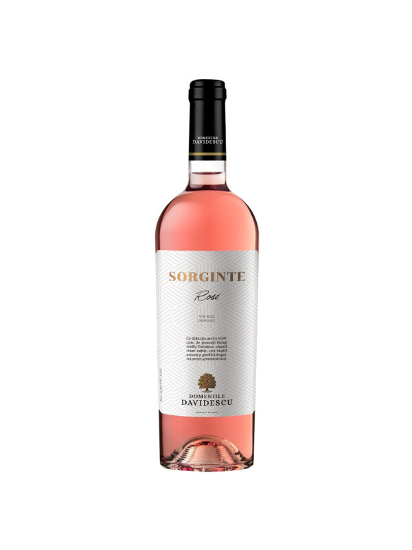 Domeniile Davidescu - Sorginte Rose, demisec 2025 - 0.75L, Alc: 12.5%