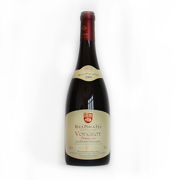 Roux Pere & Fils - Vougeot 1'er Cru rouge 2007 - 0.75L, Alc: 13.5%