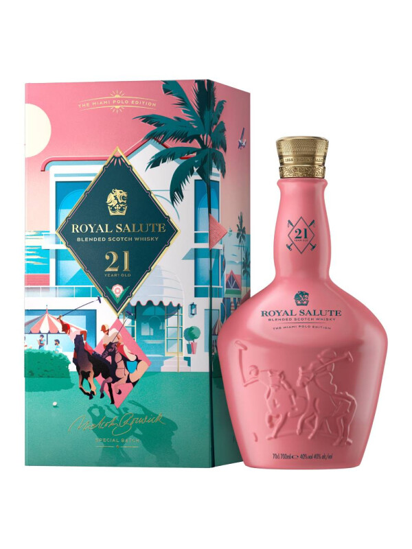 Chivas Regal - Royal Salute Scotch Blended Whisky 21 yo Miami Polo Edition GB - 0.7L, Alc: 40%