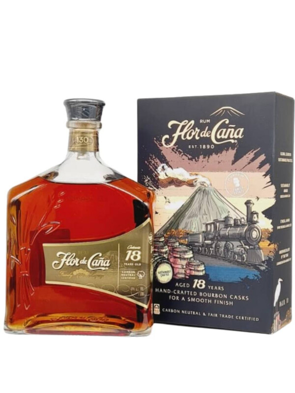 Flor de Cana - Rom 18 yo GB - 0.7L, Alc: 40%