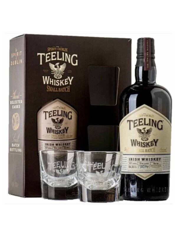 Teeling - Irish Blended Whiskey Small Batch + 2 pahare - 0.7L, Alc: 46%