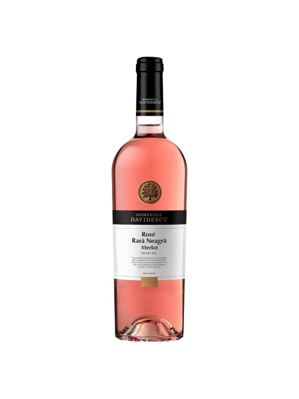 Domeniile Davidescu - Rose Rara Neagra & Merlot 2025 - 0.75L, Alc: 12%