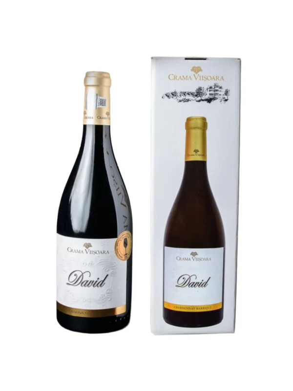 Crama Viisoara - David Chardonnay Barrique 2023 GB - 0.75L, Alc: 13.5%