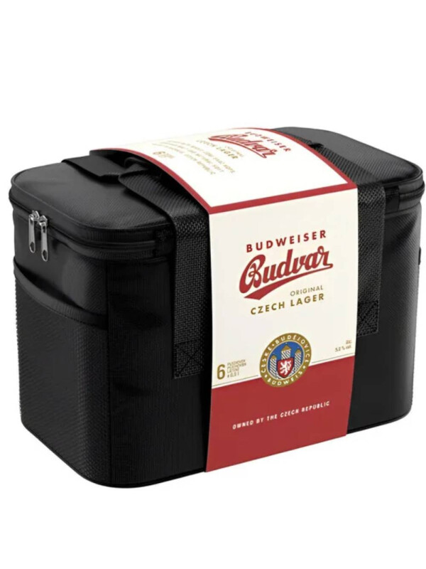 Budweiser Budvar - Can Termobag Bere lager 6 buc. x 0.5L, Alc: 5% - doza
