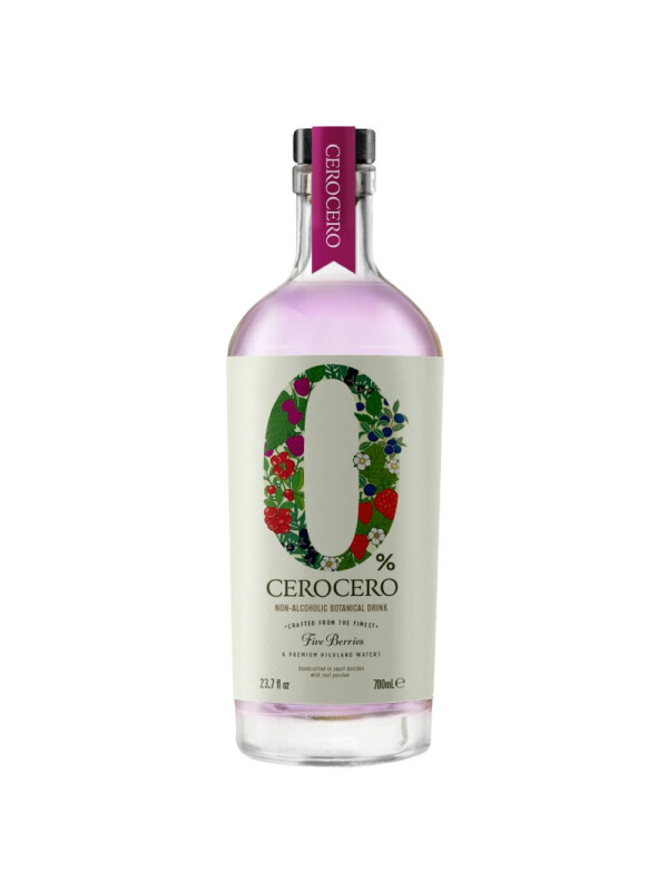 Cerocero - Five Berries Alternativa fara alcool la Gin - 0.7L