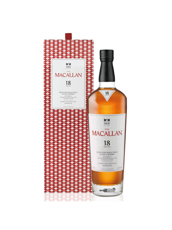 Macallan - Double Cask Scotch Single Malt Whisky 18 yo GB - 0.7L, Alc: 43%