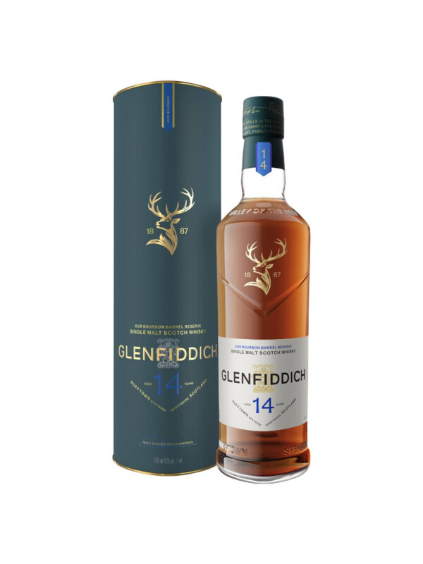 Glenfiddich - Scotch Single Malt Whisky Bourbon Barrel Reserve 14 yo GB - 0.7L, Alc: 43%