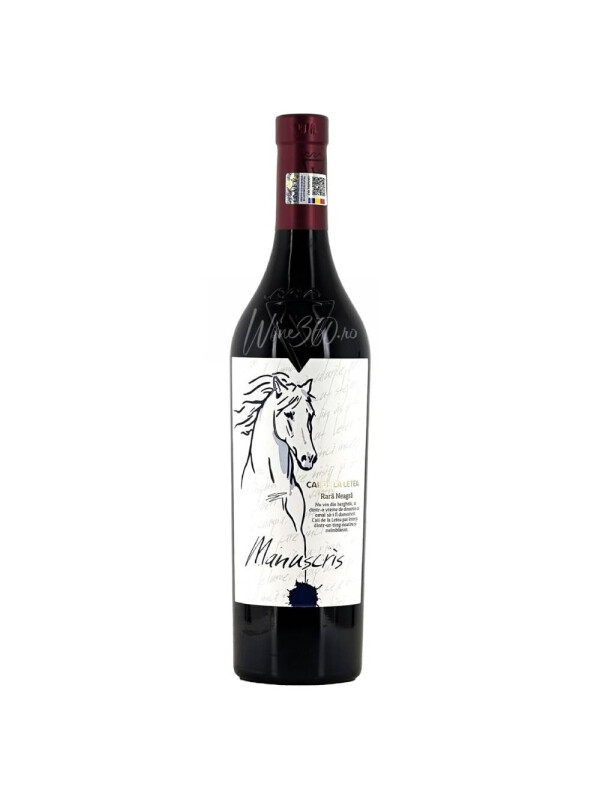 Sarica Niculitel - Caii de la Letea Manuscris Rara Neagra - 0.75L, Alc: 13.5%