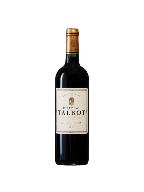 Château Talbot - Saint-Julien Grand Cru Classé 2015 - 0,75L, Alc: 13.5%