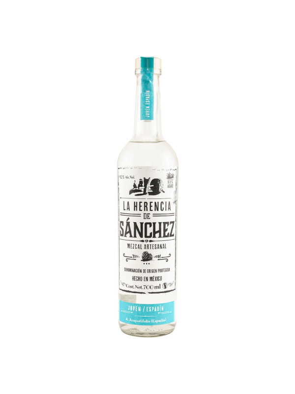 La Herencia de Sanchez - Mezcal Espadin - 0.7L, Alc: 42%