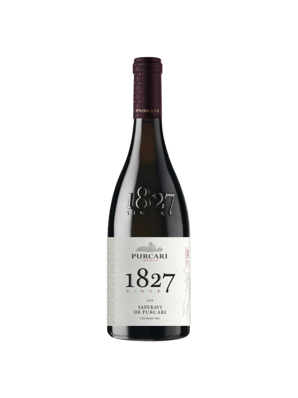 Purcari - 1827 Saperavi de Purcari 2022 - 0.75L, Alc: 14%