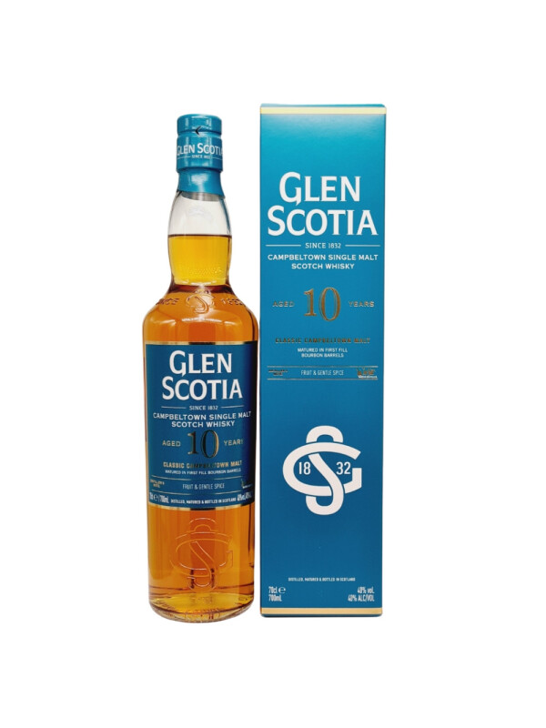 Glen Scotia - Campbeltown Scotch Single Malt Whisky 10 yo GB - 0.7L, Alc: 40%
