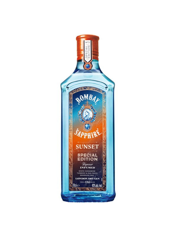 Bombay Sapphire - London Dry Gin Sunset - 0.7L, Alc: 43%