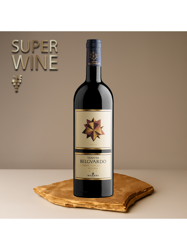 Mazzei - Tenuta Belguardo Maremma - Super Tuscan Wine - Rosso Riserva DOC 2021 - 0.75L, Alc: 13.5%