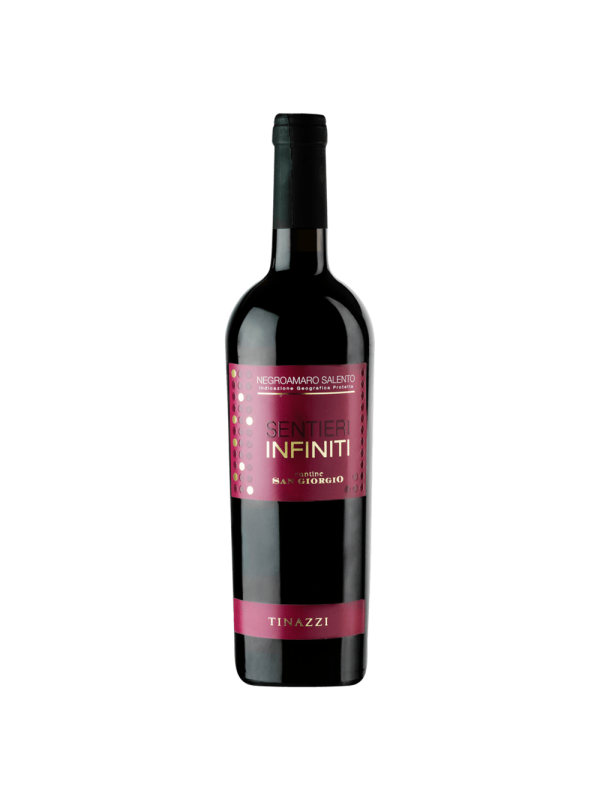 Tinazzi - Cantine San Giorgio - Sentieri Infiniti, Negroamaro di Salento IGP 2023 - 0.75L, Alc: 14%