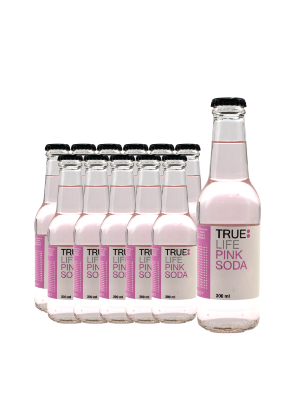 True - Life Pink Soda - 12 buc. x 0.2L - sticla