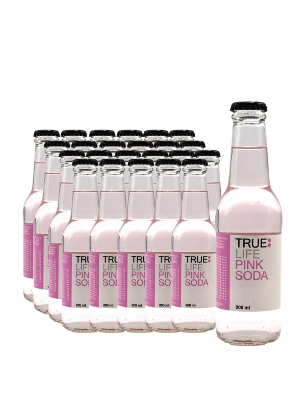 True - Life Pink Soda - 24 buc. x 0.2L - sticla
