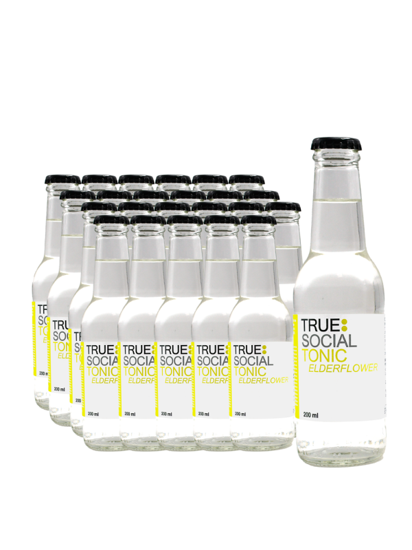 True - Social Tonic Elderflower - 24 buc. x 0.2L