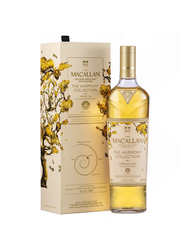 Macallan - Harmony Vibrant Oak Scotch Single Malt Whisky - 0.7L, Alc: 44.2%