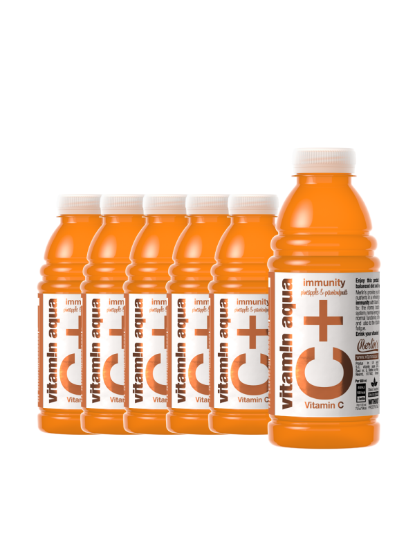Vitamin Aqua - C+ Pineapple & Passionfruit - 6 buc. x 0.6L - PET