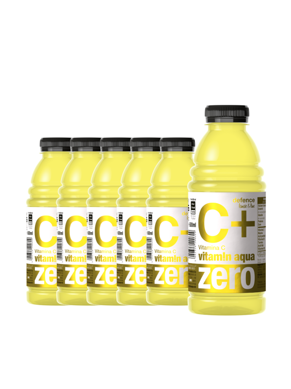 Vitamin Aqua - C+ Zero, Lemon & Lime - 6 buc. x 0.6L - PET