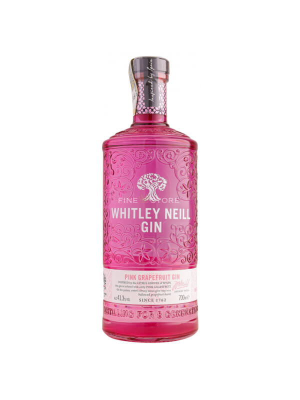 Whitley Neill - Gin Pink Grapefruit - 0.7L, Alc: 41.3%