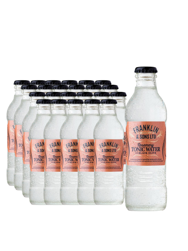 Franklin & Sons - Apa Tonica Rosemary & Black Olive - 24 buc. x 0.2L - sticla