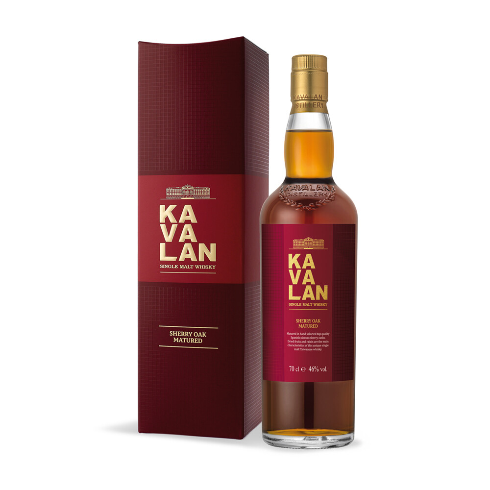 Kavalan - Ex Sherry Oak - Taiwan Single Malt Whisky GB - 0.7L, Alc: 46%