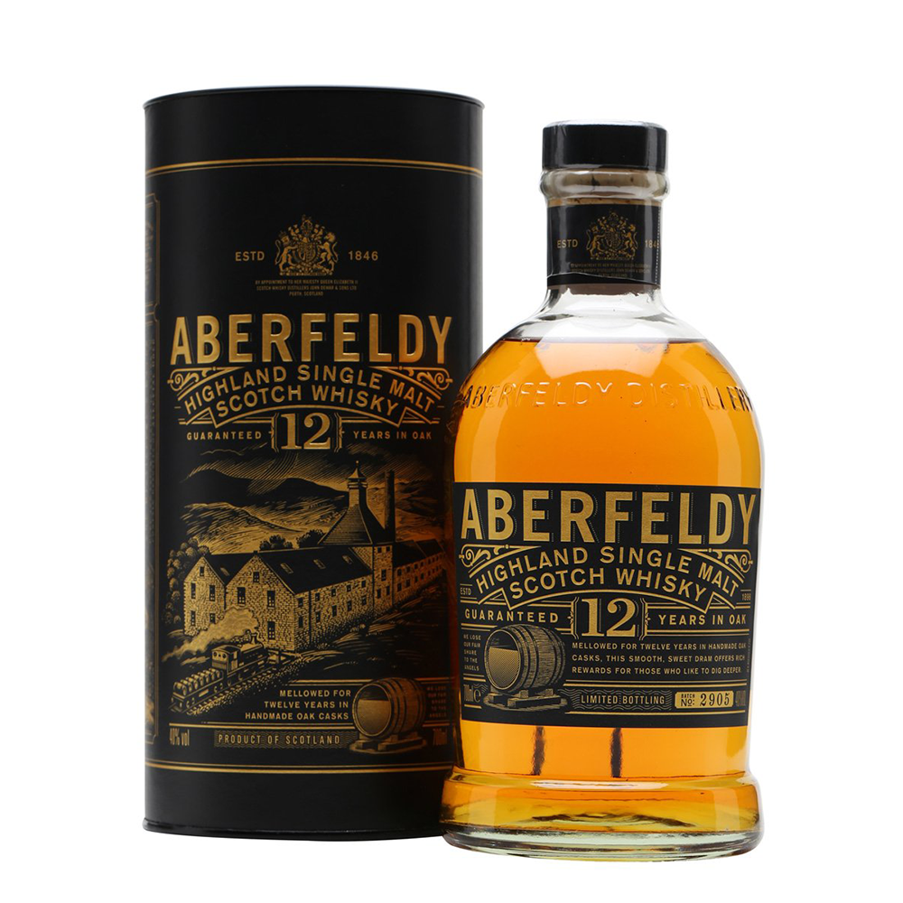 Aberfeldy - Scotch Single Malt Whisky 12 yo GB - 0.7L, Alc: 40%