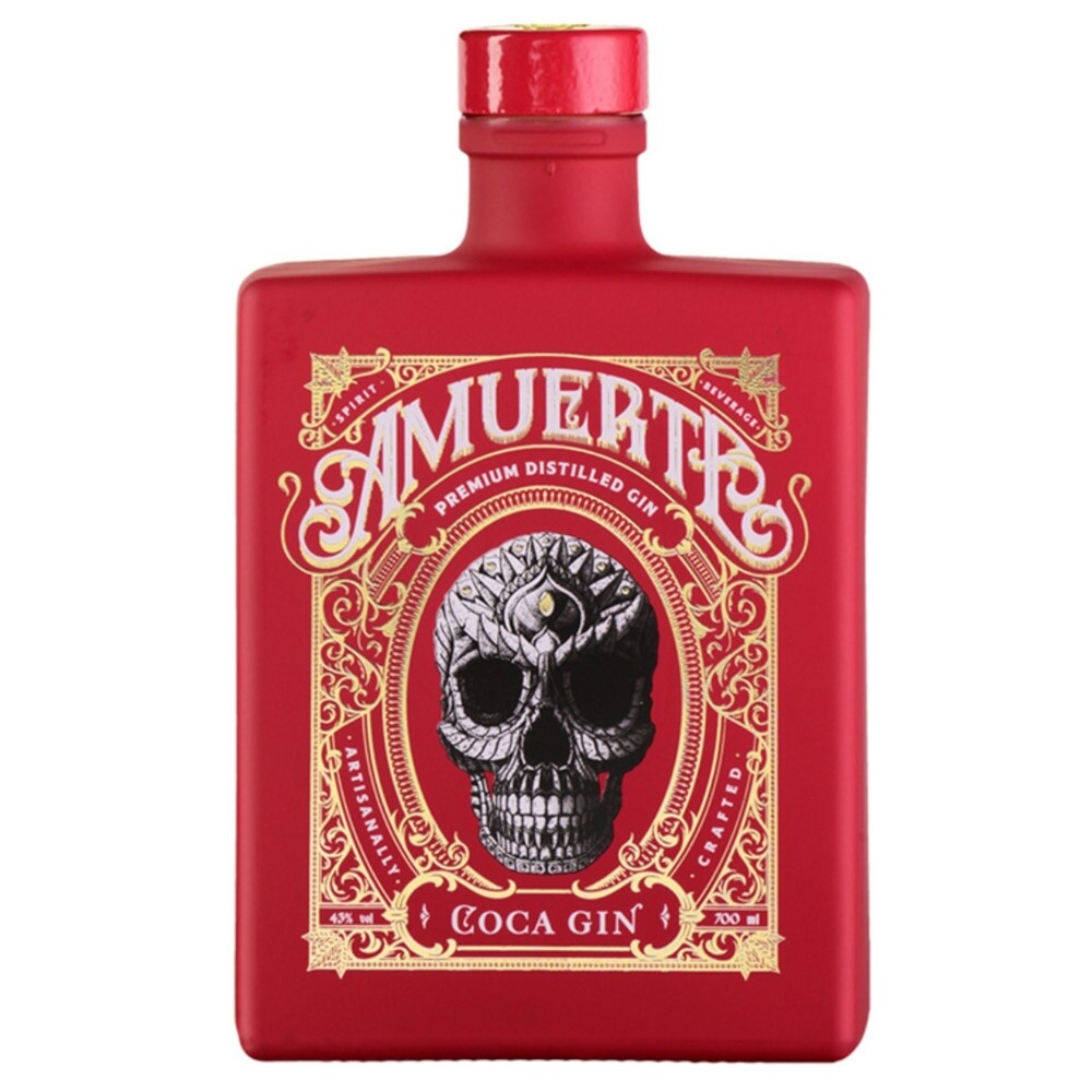 Amuerte - Gin Coca Leaf Red - 0.7L, Alc: 43%