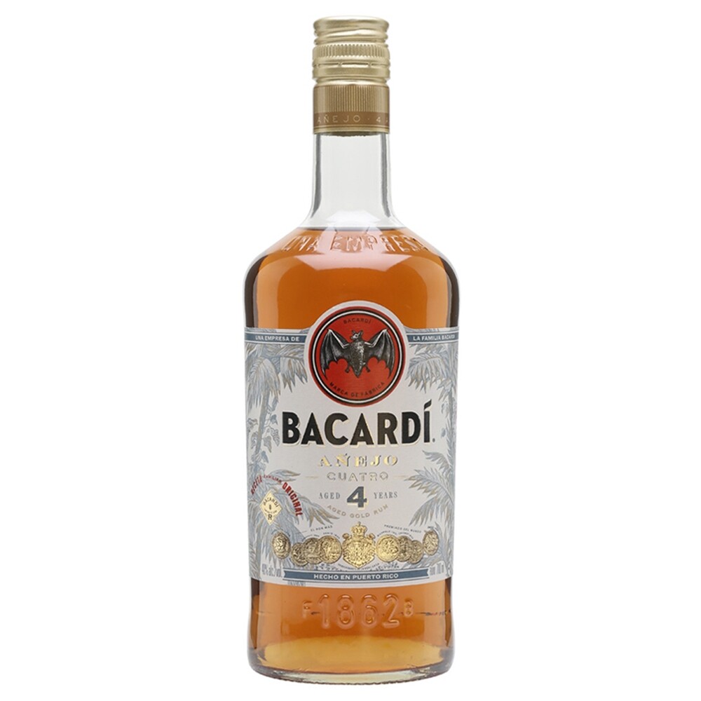 Bacardi - Rom Anejo Cuatro - 0.7L, Alc: 40%