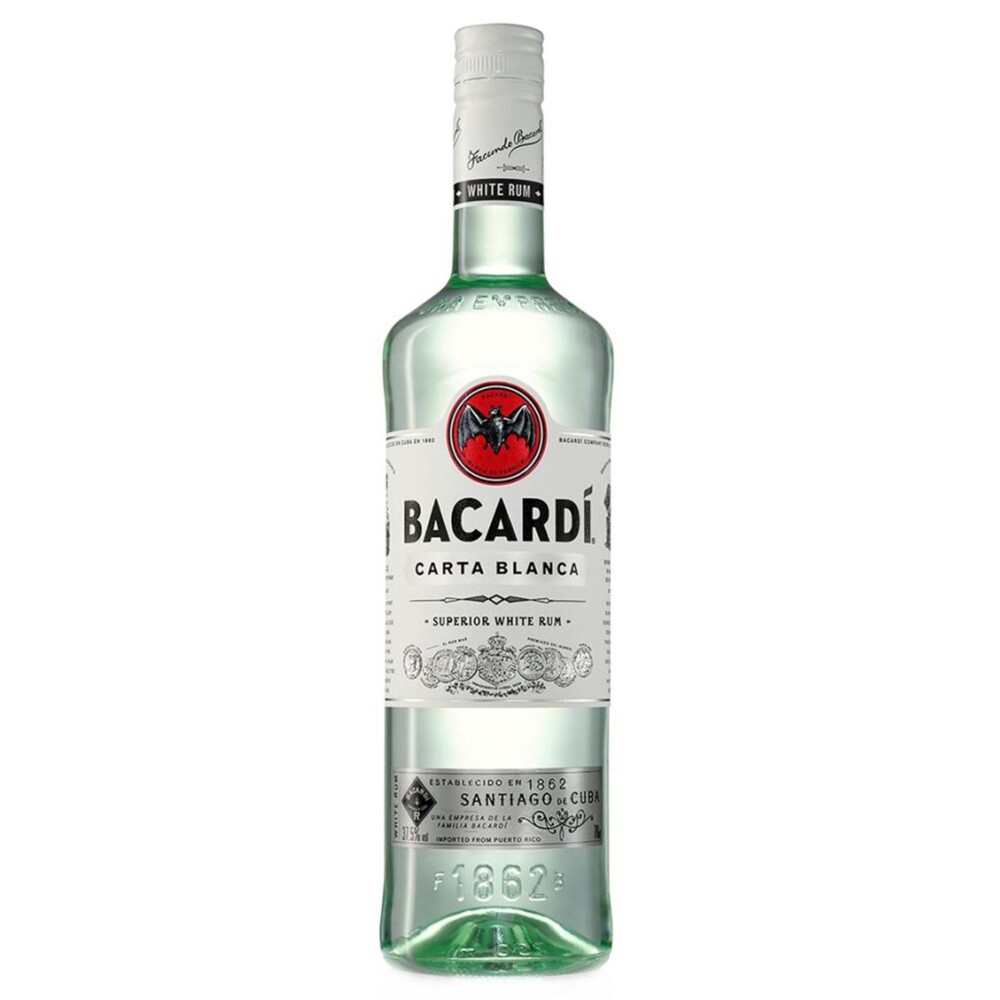 Bacardi - Rom Carta Blanca - 0.7L, Alc: 37.5%
