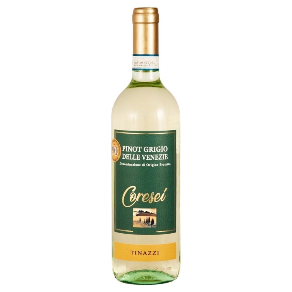 Tinazzi - Coresei, Pinot Grigio delle Venezie DOP 2023 - 0.75L, Alc: 11.5%