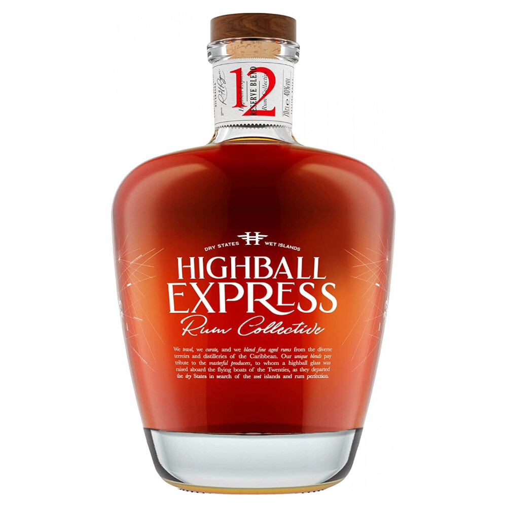 Highball Express - Rom Reserve Blend 12 yo - 0.7L, Alc: 40%