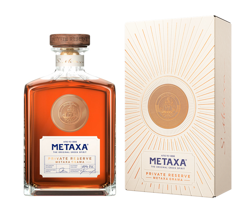 Metaxa - Brandy Private Reserve Orama Gift Box - 0.7L, Alc: 40%