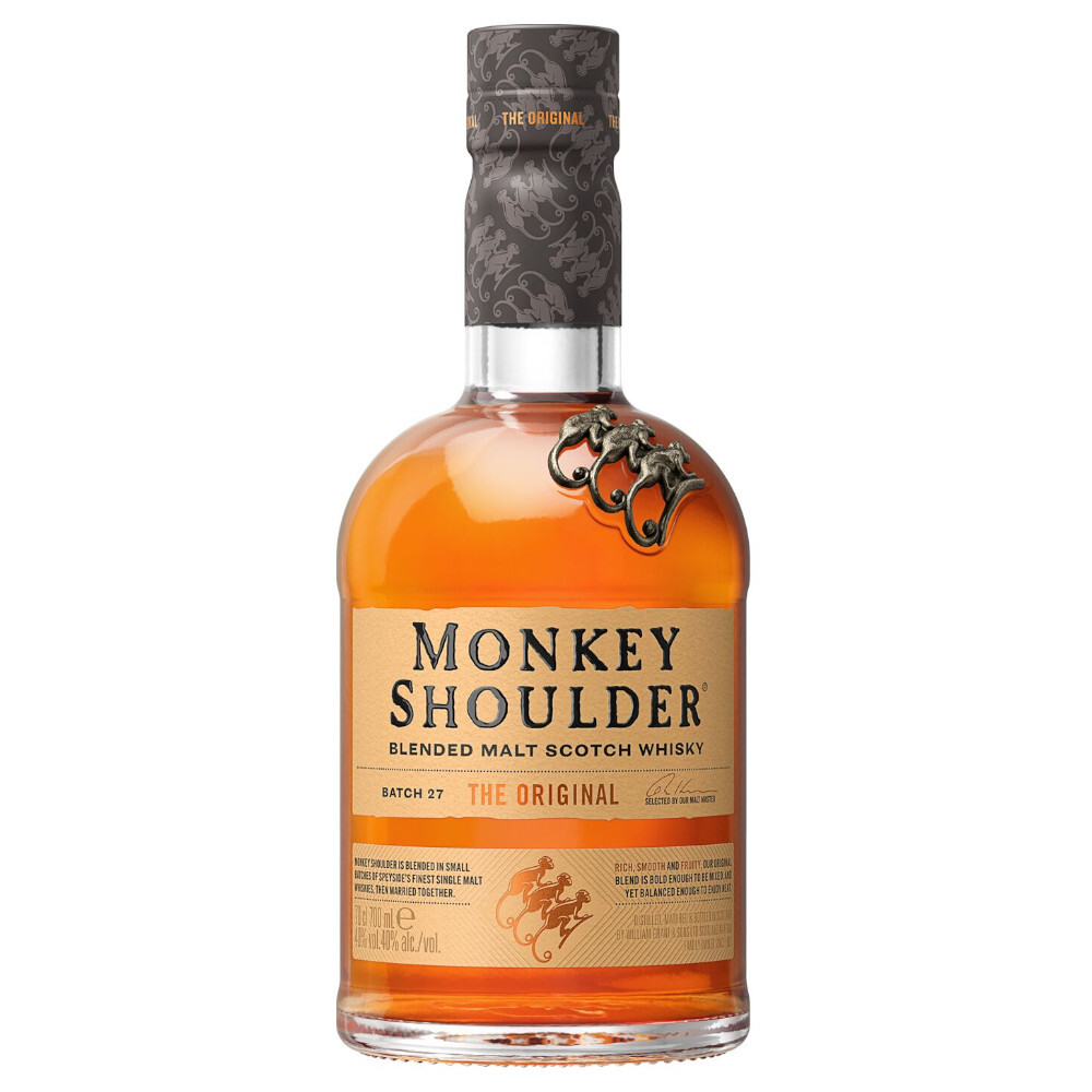 Monkey Shoulder - Scotch Blended Malt Whisky - 0.7L, Alc: 40%
