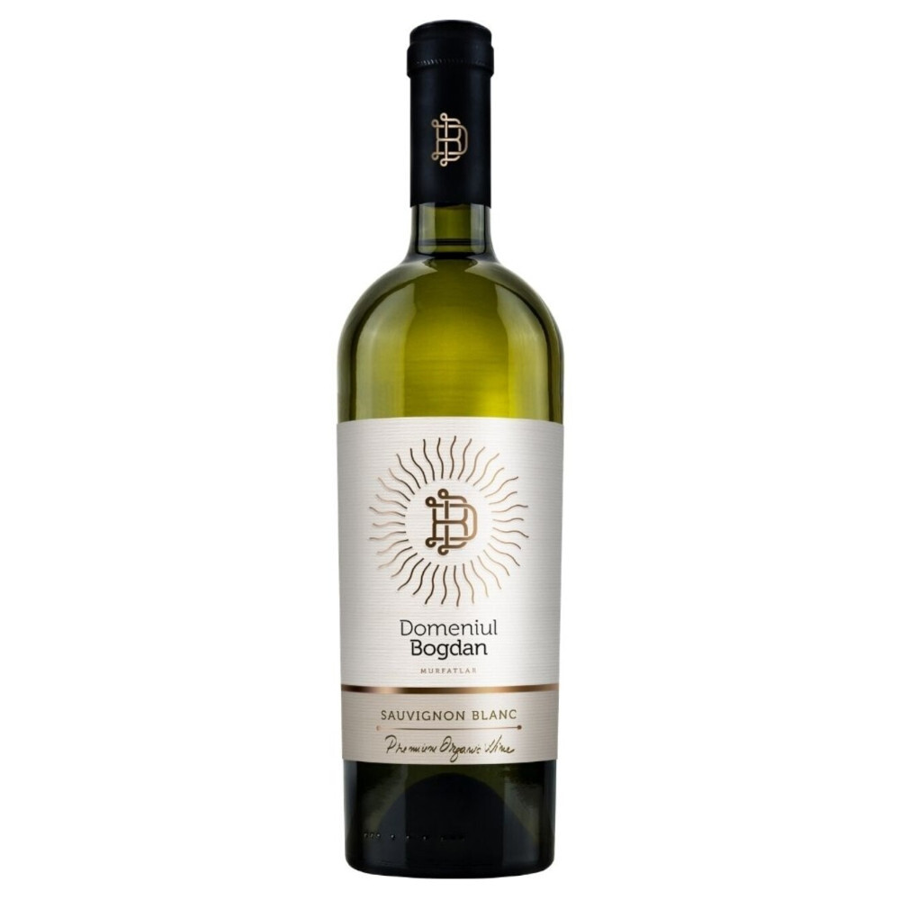 Domeniul Bogdan - Premium Sauvignon Blanc demisec DOC, BIO 2024 - 0.75L, Alc: 13%