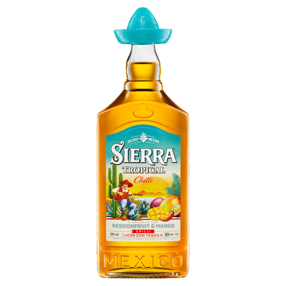 Sierra - Lichior con Tequila Tropical Chilli - 0.7L, Alc: 18%