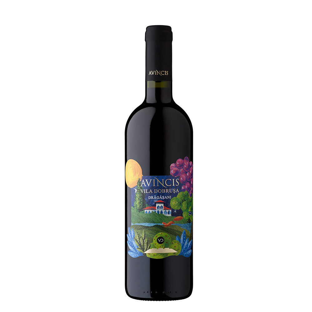 Avincis - Vila Dobrusa Negru de Dragasani & Merlot DOC 2023 - 0.75L, Alc: 14.5%