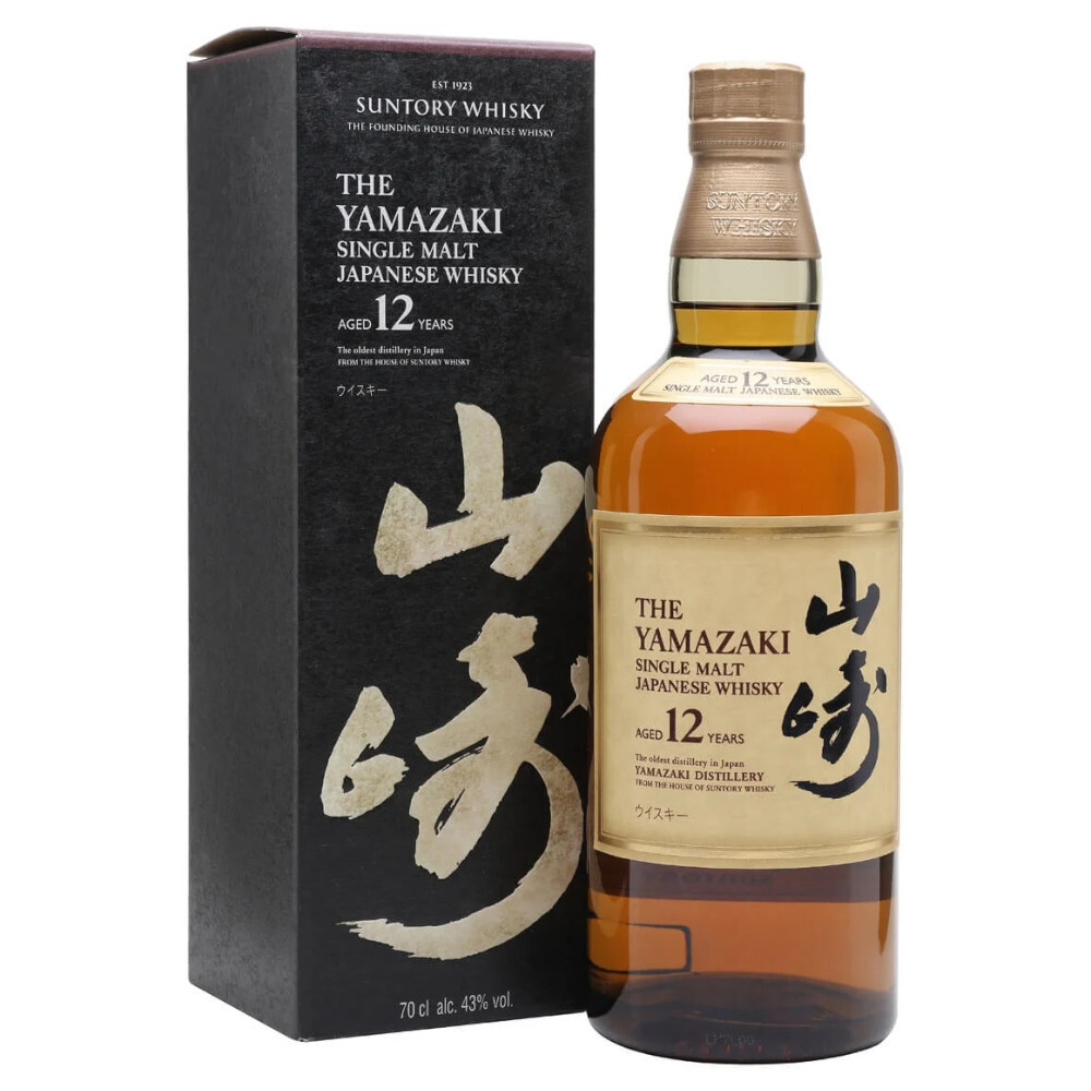 Yamazaki - Japanese Single Malt Whisky 12 yo GB - 0.7L, Alc: 43%