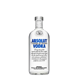 Absolut - Vodka Blue - 0.5L, Alc: 40%