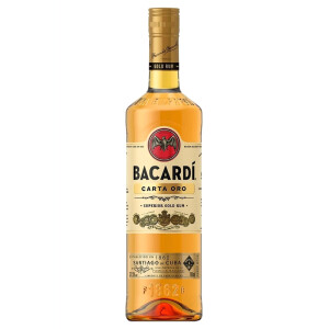 Bacardi - Rom Carta Oro - 0.7L, Alc: 37.5%