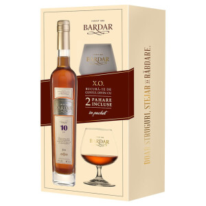Bardar - Vinars Divin XO (10 ani) Gift Box + 2 pahare - 0.5L, Alc: 40%